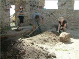 Július 20-án hétfőn megkezdődött a regéci vár 2009. évi ásatási időszaka