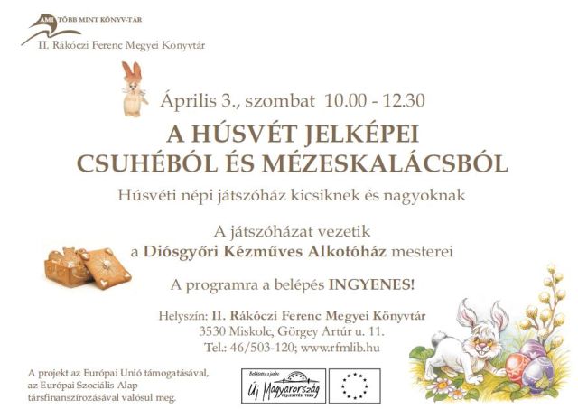 II. Rákóczi Ferenc Megyei Könyvtár - programok