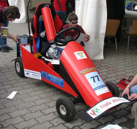 Elektromobil verseny Miskolcon