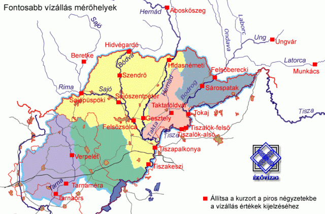 Kétszáz kilométernyi szakaszon van árvízvédelmi készültség Észak-Magyarországon