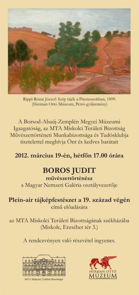 Boros Judit a plein-air tájképfestészetről