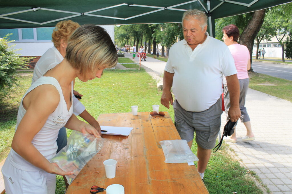 Vízosztás a III. fokú hőségriadó alatt