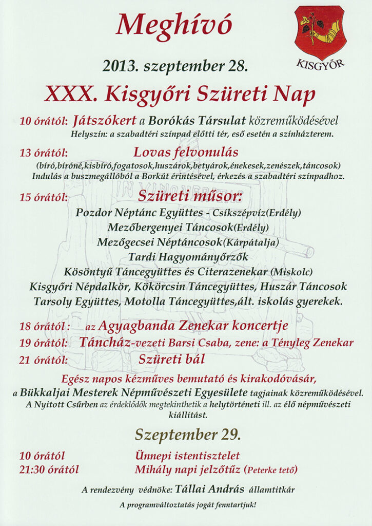 Szüreti Nap Kisgyőrben