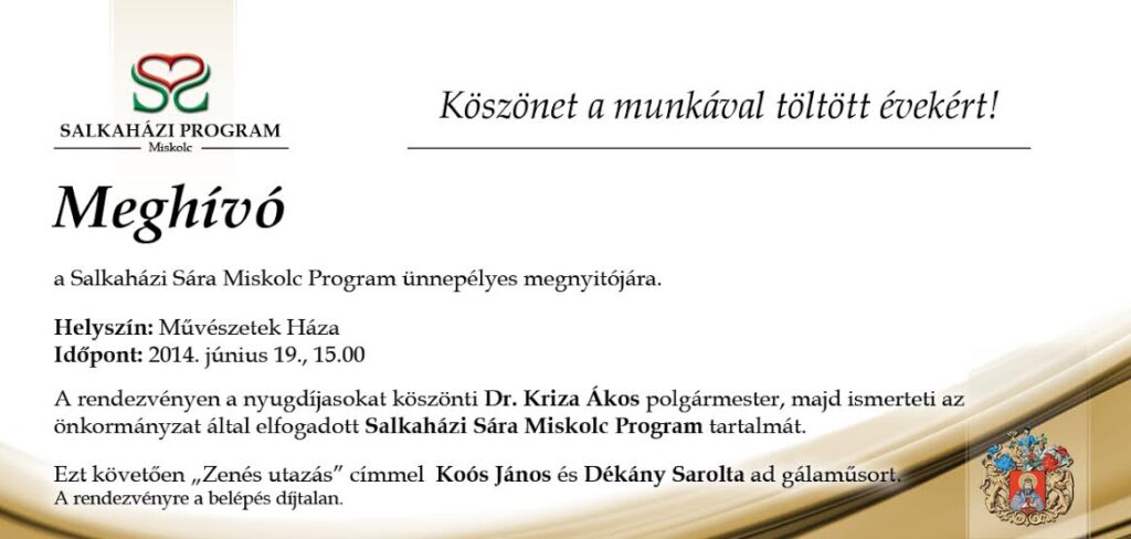 Salkaházi program