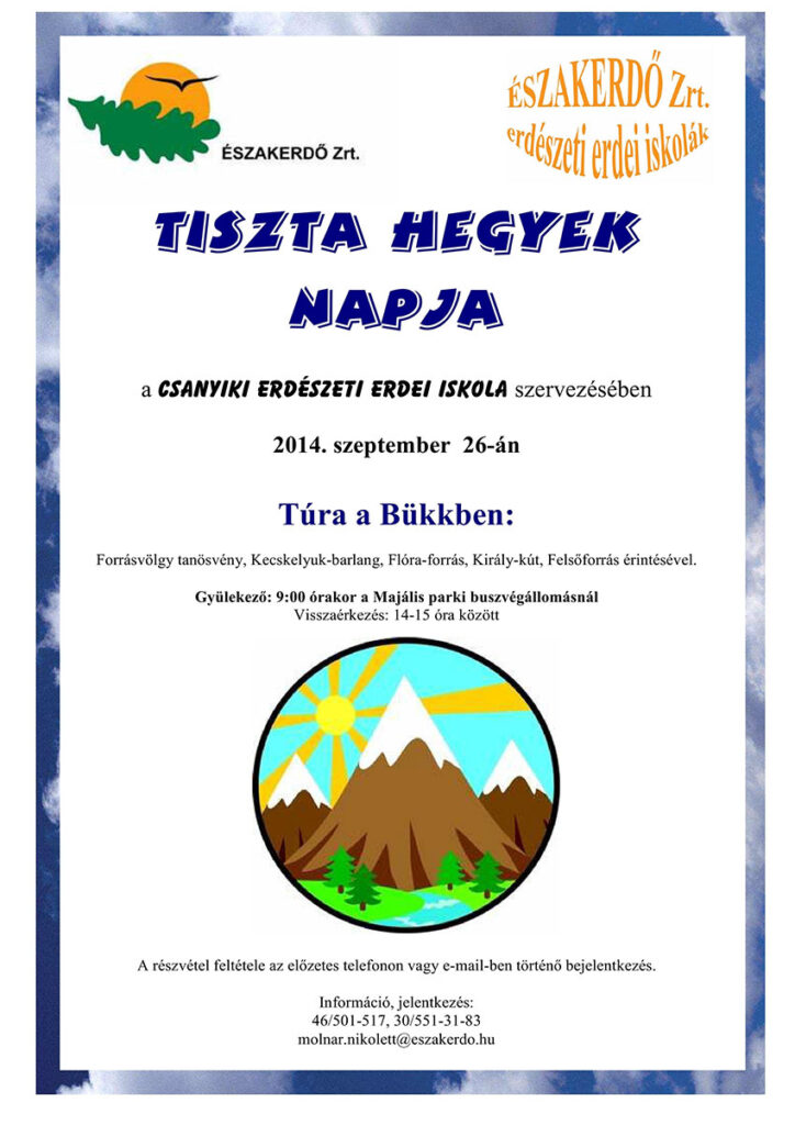 Tiszta Hegyek Napja 2014. 09. 26.