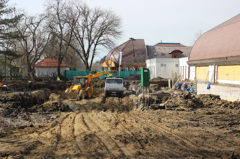 Jól halad az építkezés a Zsóryban