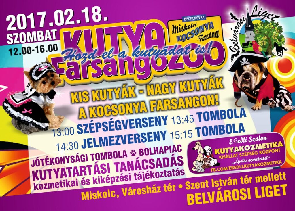 Belvárosi Liget Hétvége: Kutya Farsangozoo