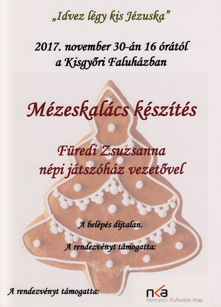 Mézeskalácsot Kisgyőrből