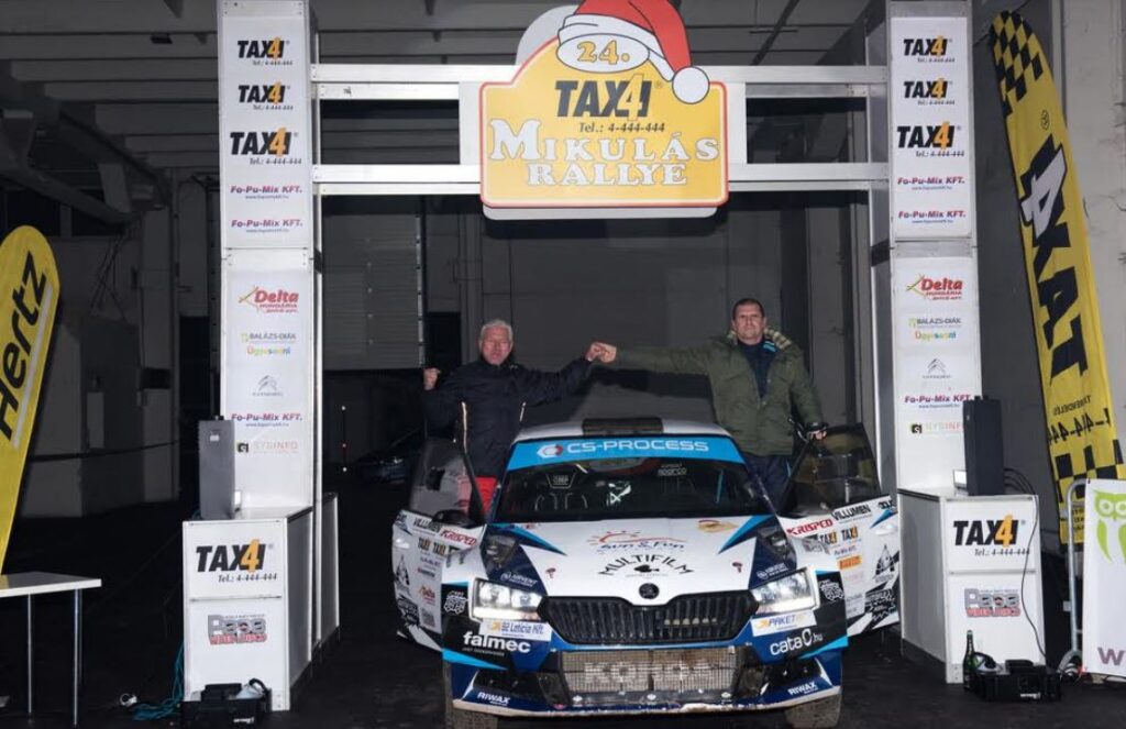 Háromból két autóval fejezte be a Ritmus ASE a 24. Taxi4 Mikulás Rallye-t.