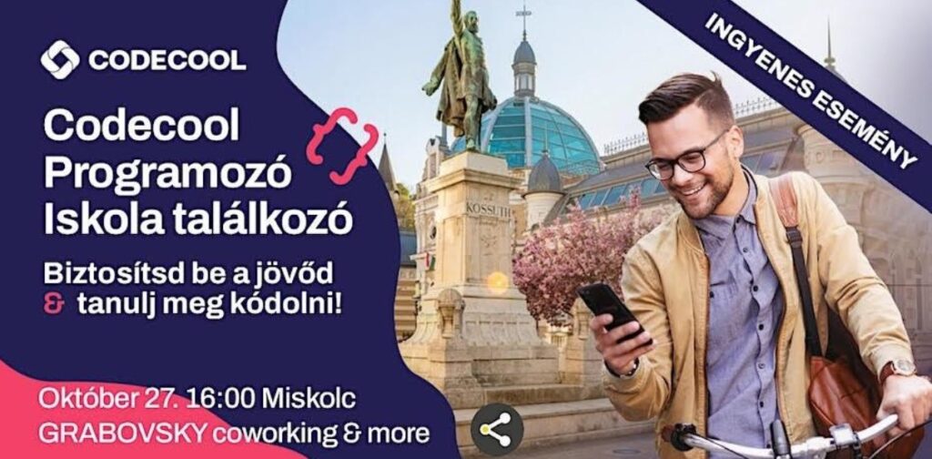 Hogyan legyünk programozók? -ingyenes rendezvény Miskolcon, október 27-én