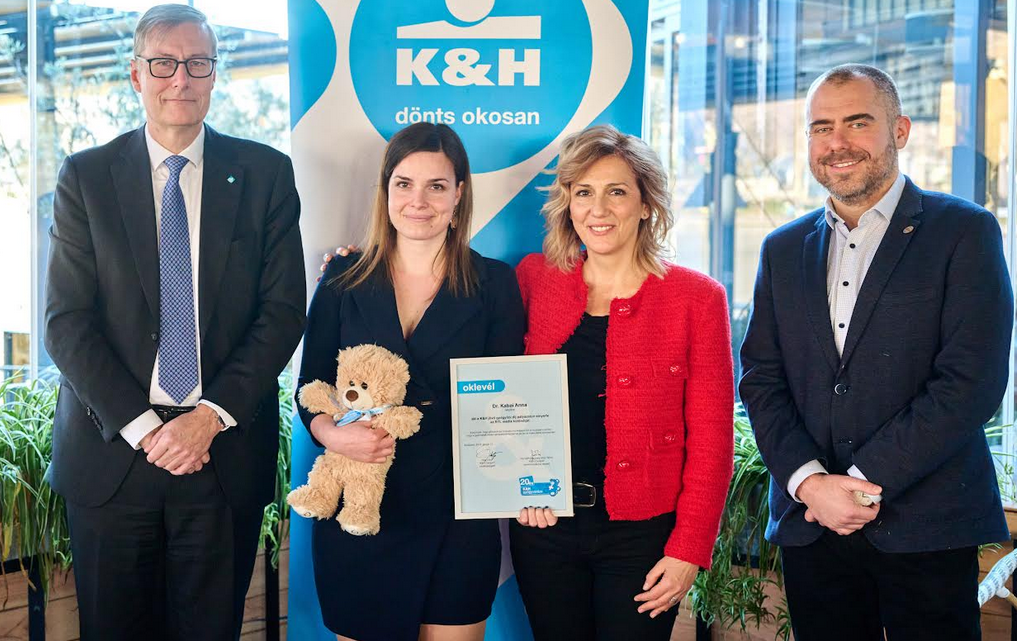 miskolci gyermekorvos nyerte a K&H jövő gyógyítói pályázat médiadíját