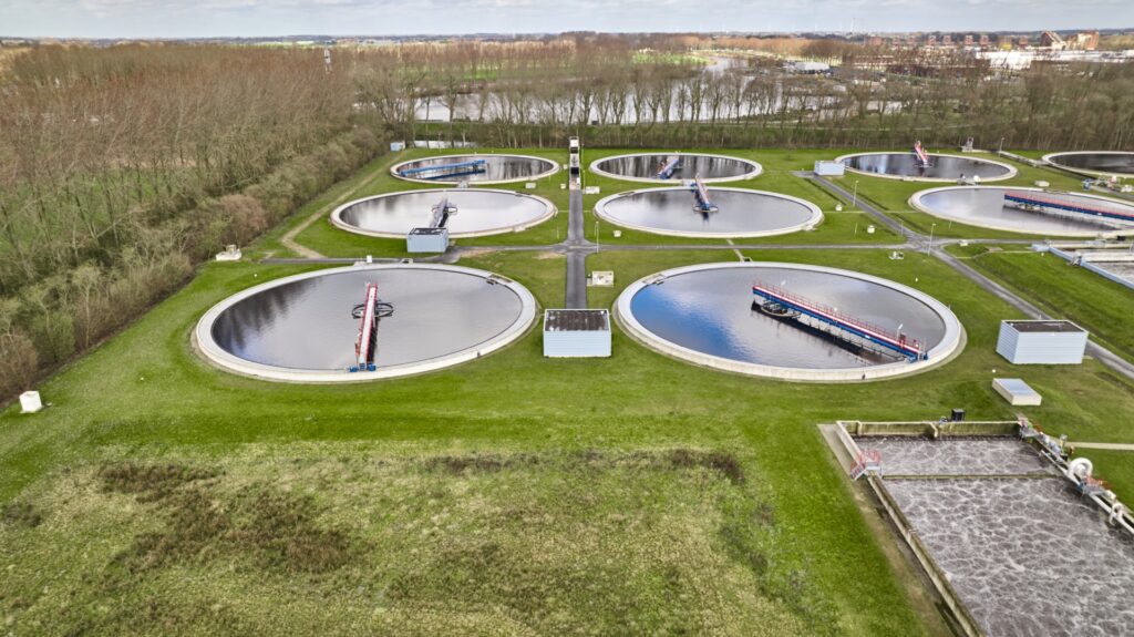 Wastewater treatment plant in the Netherlands