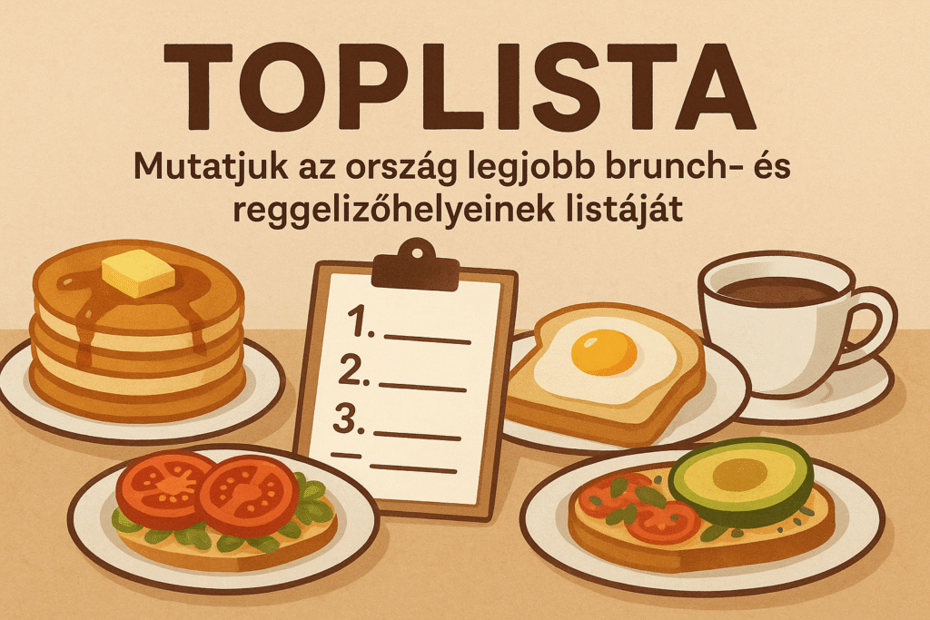 TOPLISTA: Mutatjuk az ország legjobb brunch- és reggelizőhelyeinek listáját