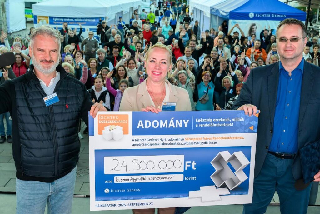 Rekordadománnyal és több mint 14 ezer elvégzett szűréssel zárult a Richter Egészségváros 2025-ös szezonja