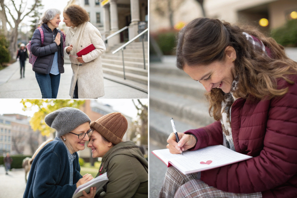 A szeretet akkor él, ha látszik