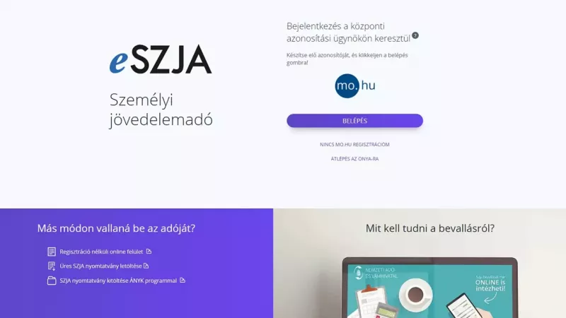NAV-SZJA-Intézze a legegyszerűbben – online – az szja-bevallását!