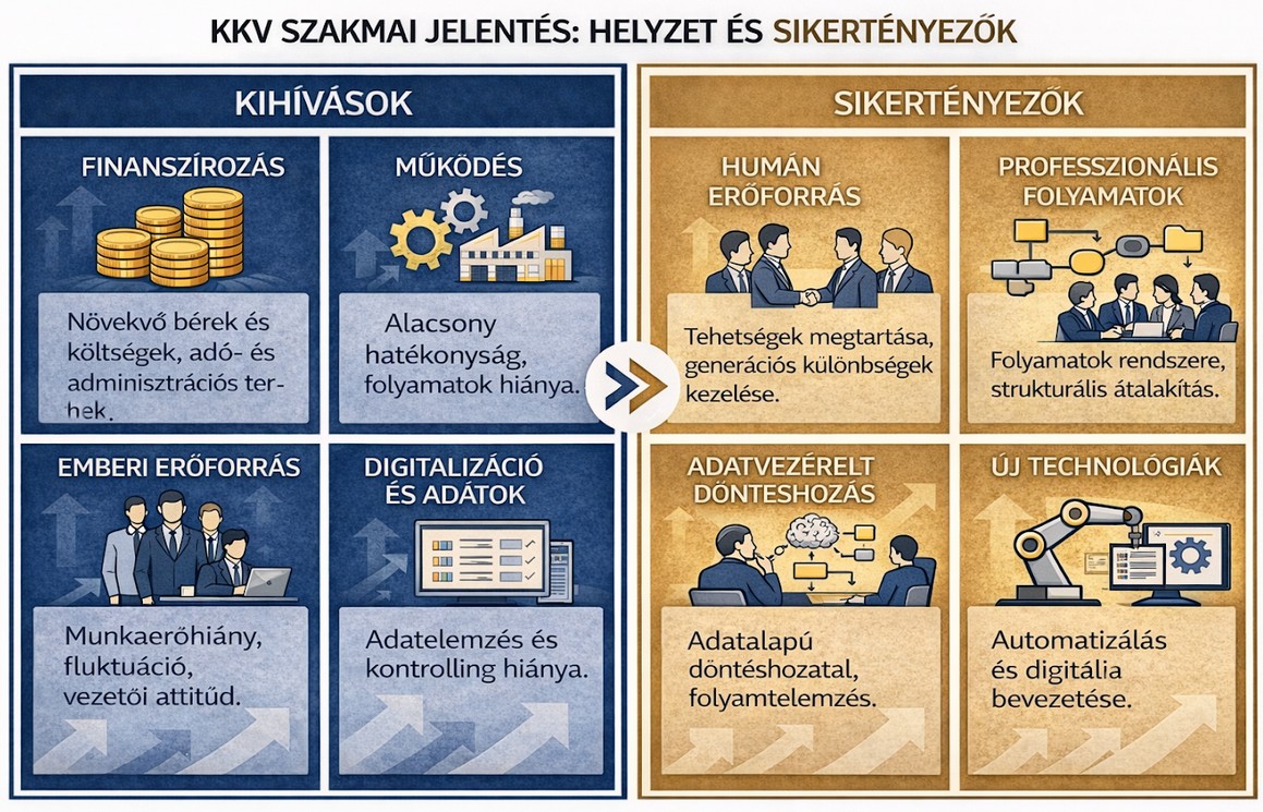 Visszafejlődő digitalizáció, gyenge hatékonyság jellemzi a hazai kkv-szektort
