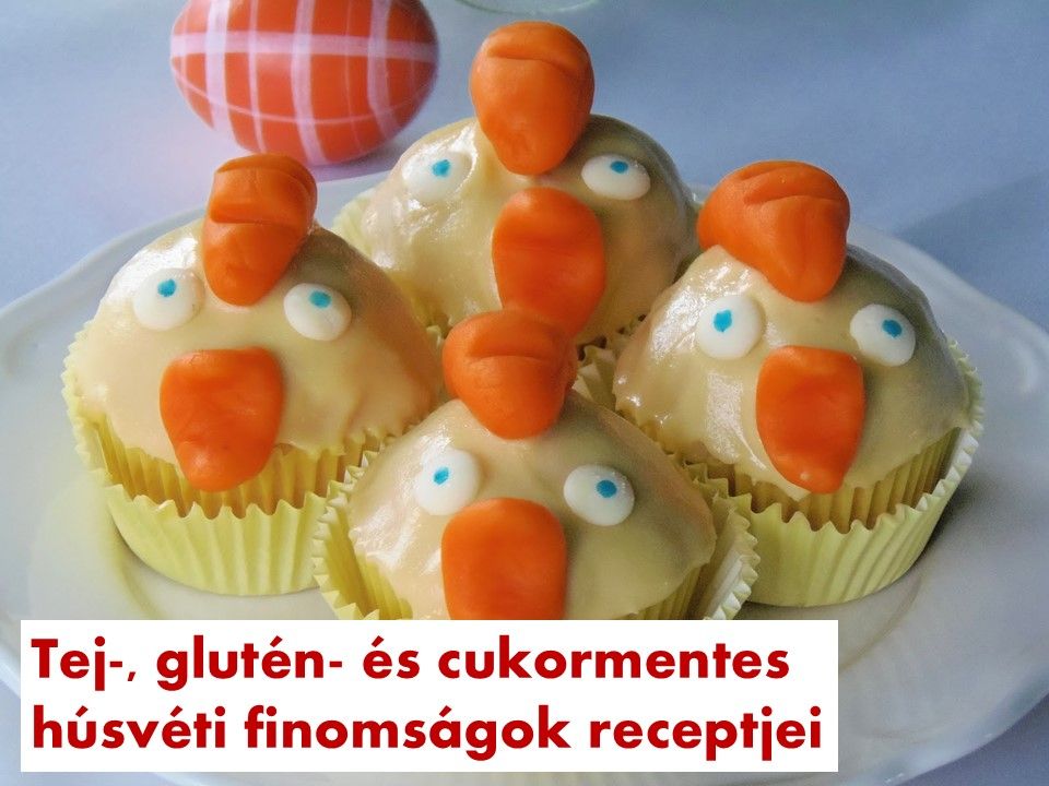 Receptek húsvétra: tej-, glutén- és cukormentes finomságok