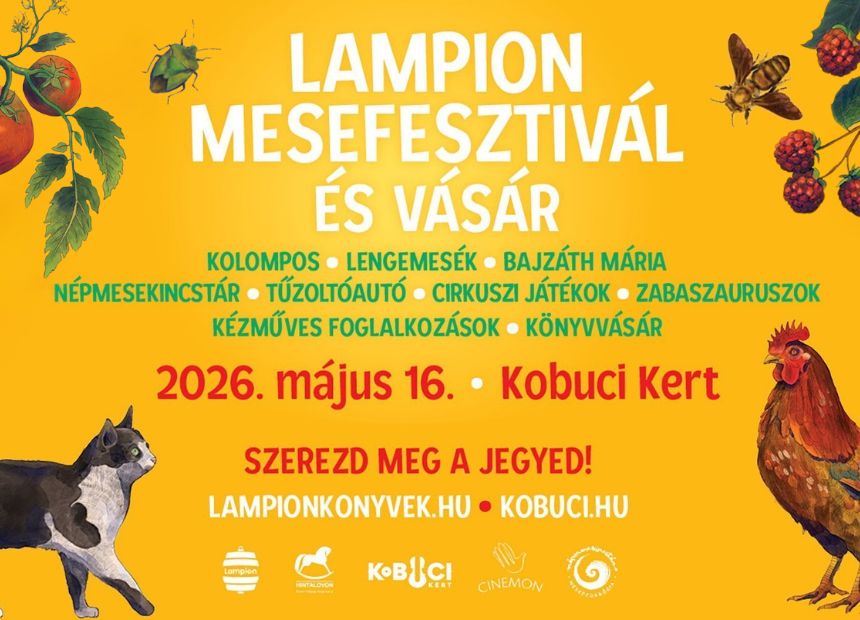 Lampion Mesefesztivál és Könyvvásár a Kobuci Kertben