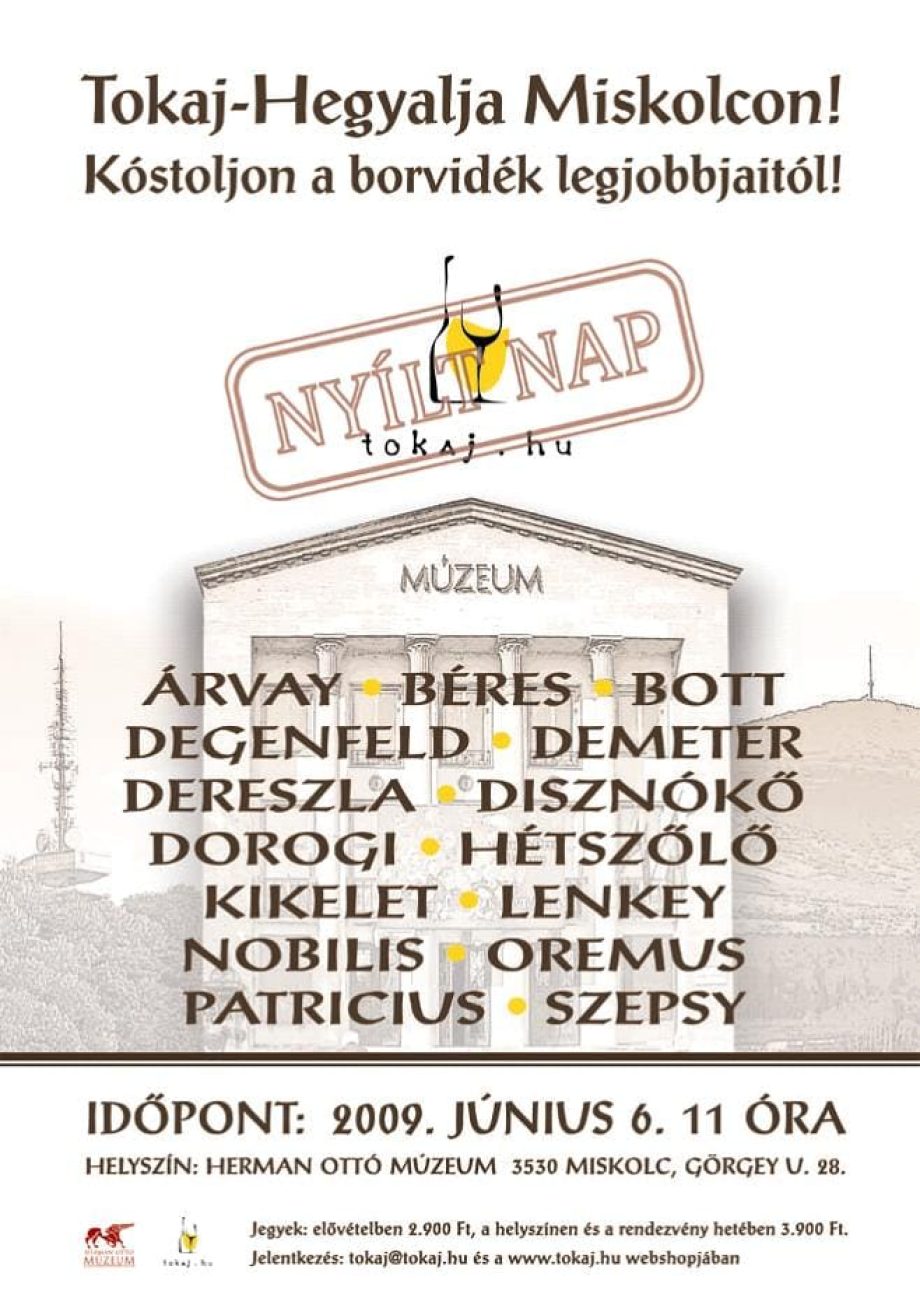 Tokaj.hu Nyílt nap - Tokaj-Hegyalja Miskolcon