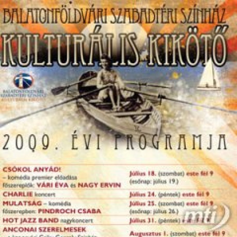 Balatonföldvár egy hónapra a kultúra kikötője lesz