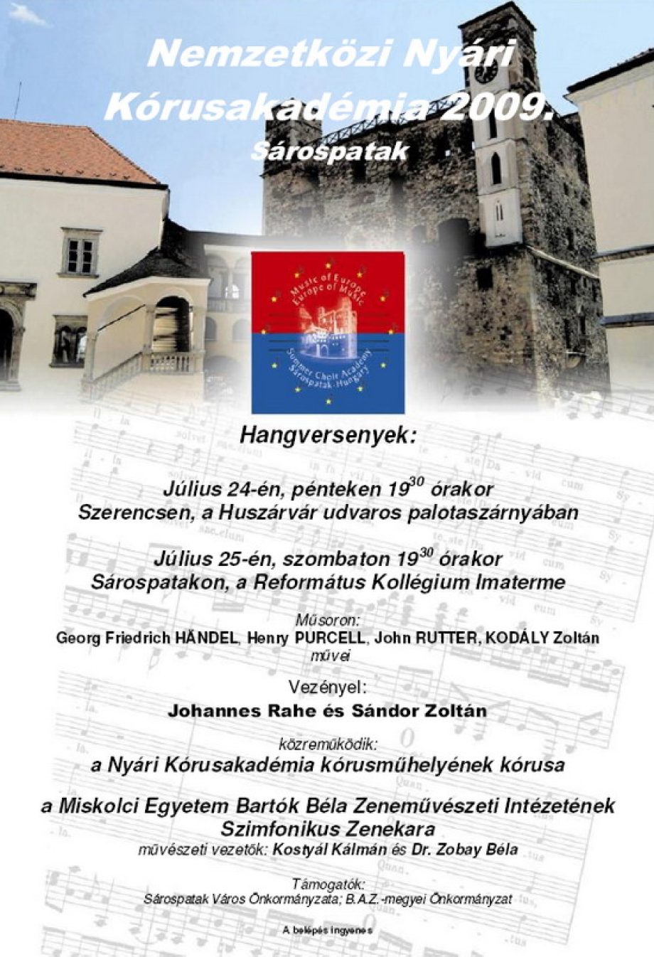 Nemzetközi Nyári Kórusakadémia 2009