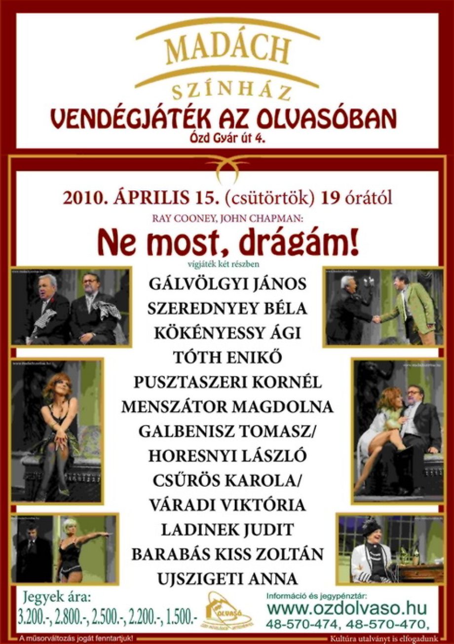 Ne most, drágám!
