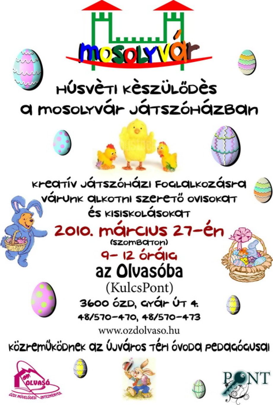 Húsvéti készülődés a mosolyvár játszóházban