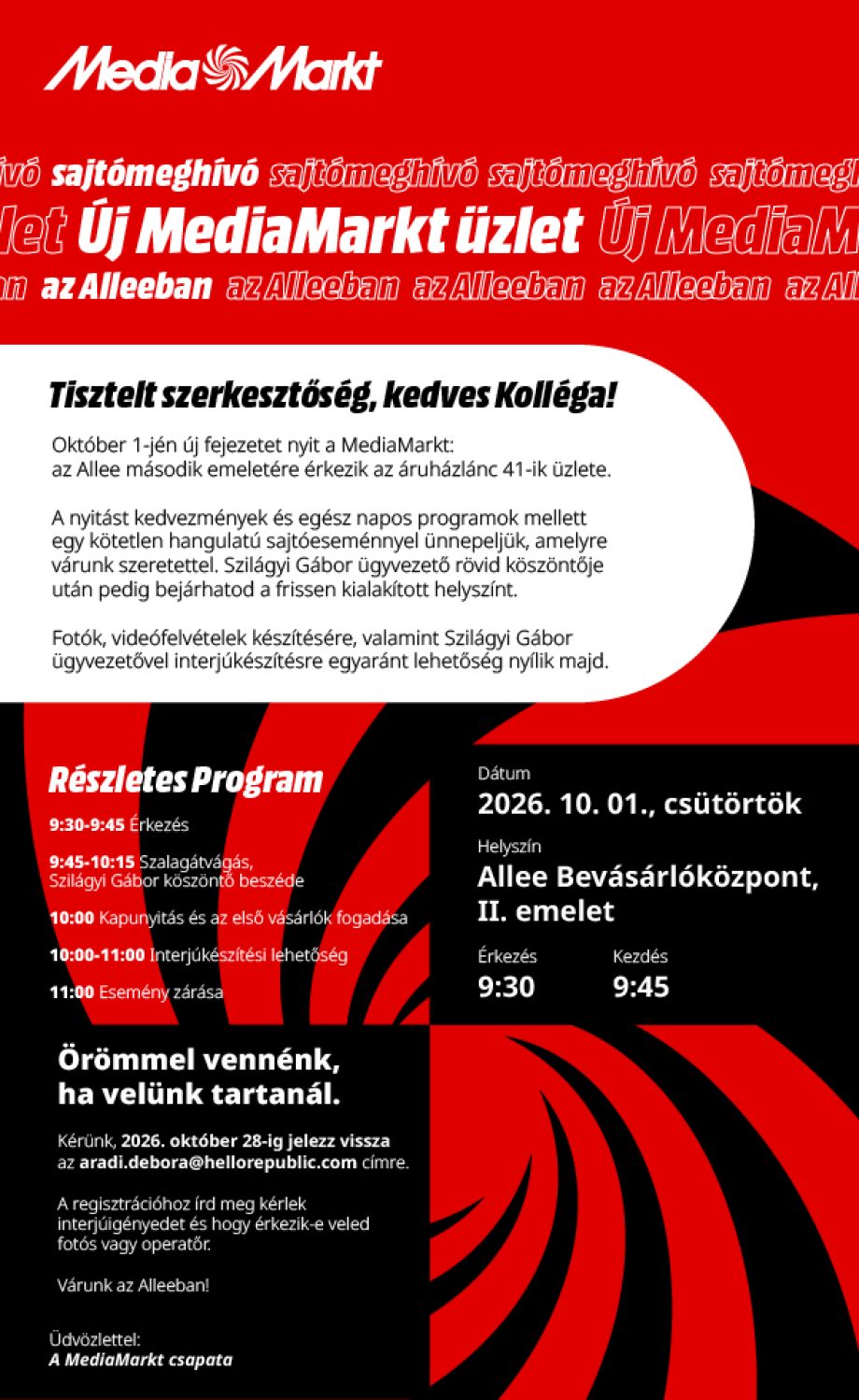 MEGHÍVÓ_MEDIAMARKT_ALLEE NYITÁS_1001