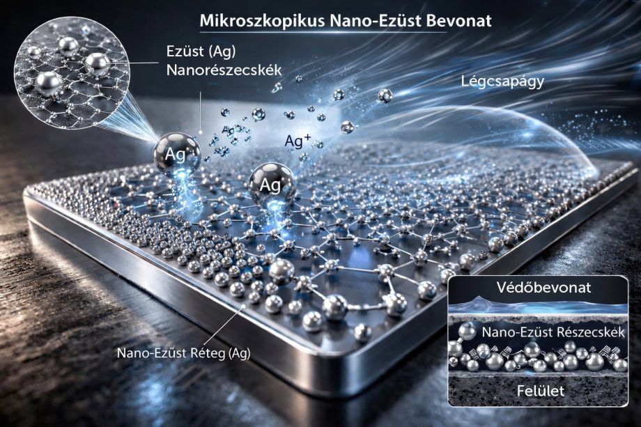Mikroszkopikus ezüstbevonat