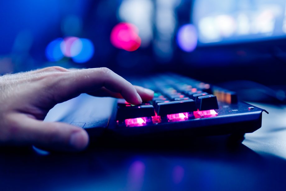 Professional,Cyber,Video,Gamer,Studio,Room,With,Personal,Computer,Armchair,